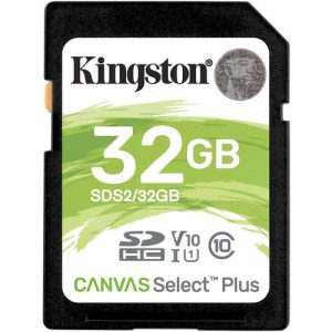 Kingston Canvas Select Plus 32 GB - SDS2/32GB - Class 10:UHS-I (U1) SDHC - 100 MBss Read
