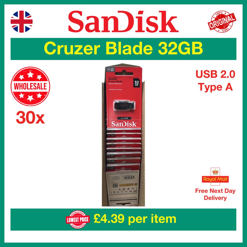SanDisk Cruzer Blade 32GB Wholesale, Lowest Price