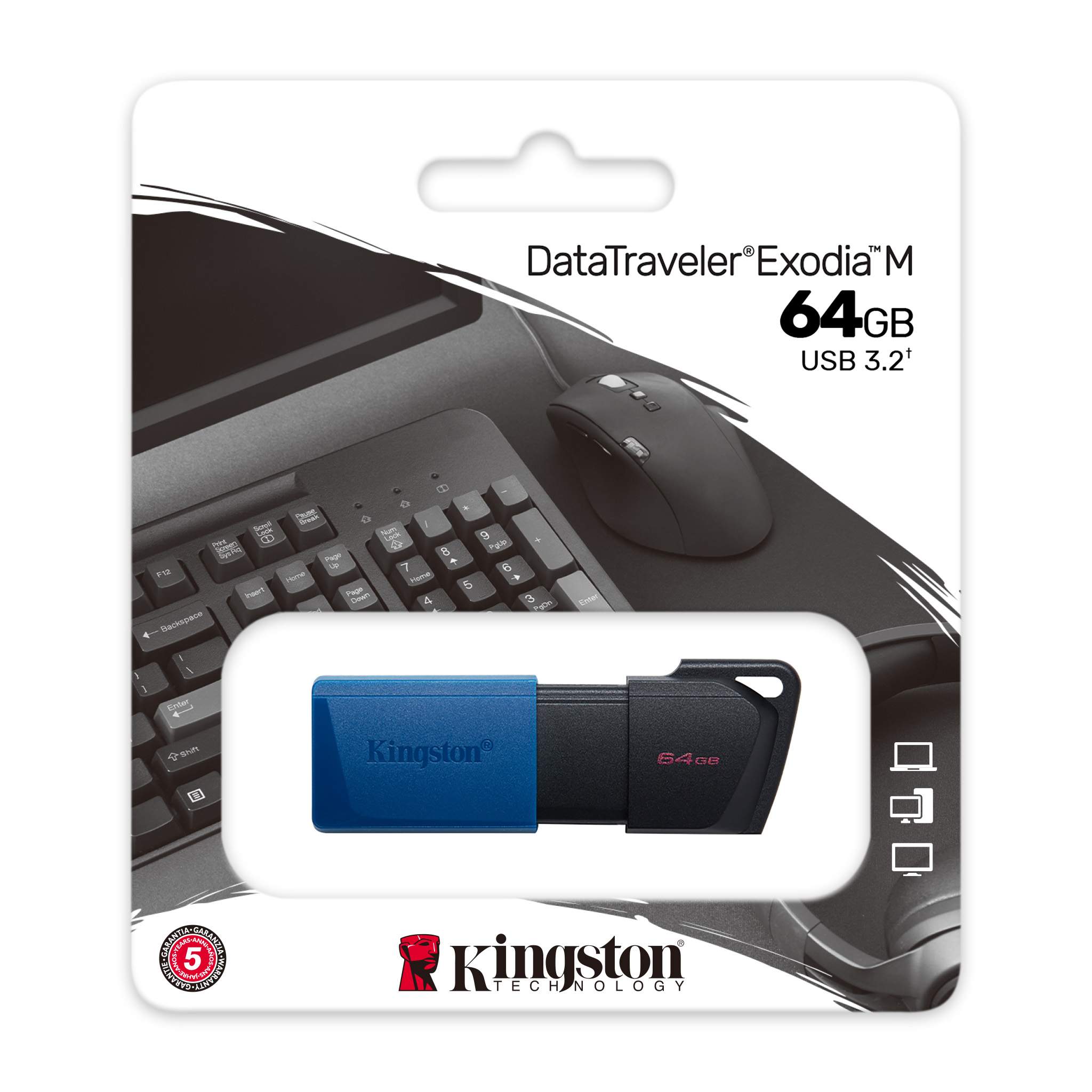 DataTraveler Exodia M 64GB USB Flash Drive