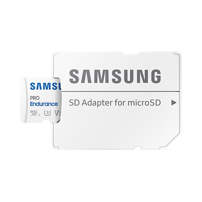 Samsung PRO Endurance 256GB microSDXC Memory Card + SD Adapter for Dash Cams, CCTV