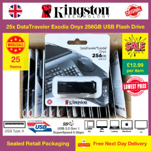 25x Kingston DataTraveler Exodia M 256GB USB Flash Drive Shopmoksha@1x