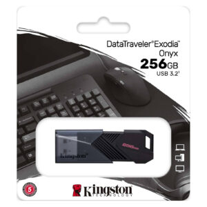 Kingston DataTraveler Exodia Onyx 256GB USB 3.2 (Gen 1) Type A Flash Drive