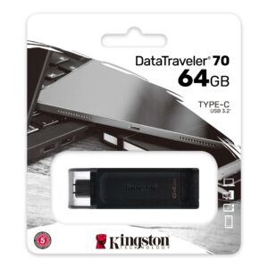 Kingston Data Traveler 70 64GB USB Memory Stick USB-C