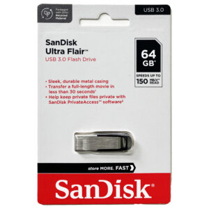 SanDisk Ultra Flair 64GB USB Flash Drive SDCZ73-064G-G46