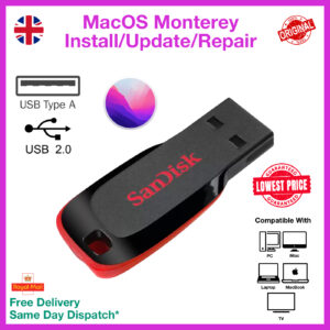 MacOS Moterey Bootable USB Drive