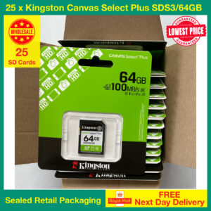25x Canvas Select Plus SDS3 64GB Wholesale Bulk
