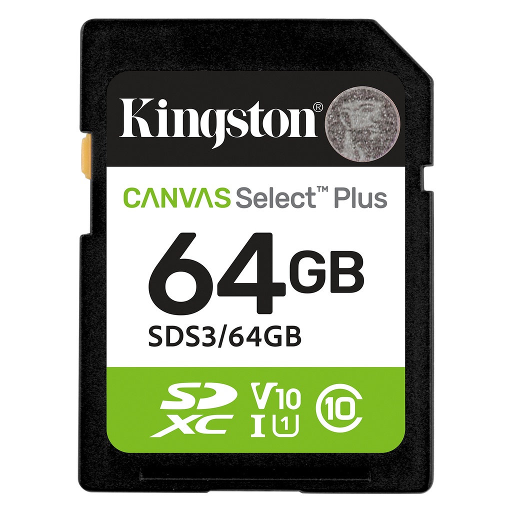 25x Kingston Canvas Select Plus 64GB Memory Card - SDS3/64GB - Class 10/UHS-I (U1) SDHC - 100 MB/s Read, MPN: SDS3/64GB, EAN: 0740617348255 - Wholesale - Image 2