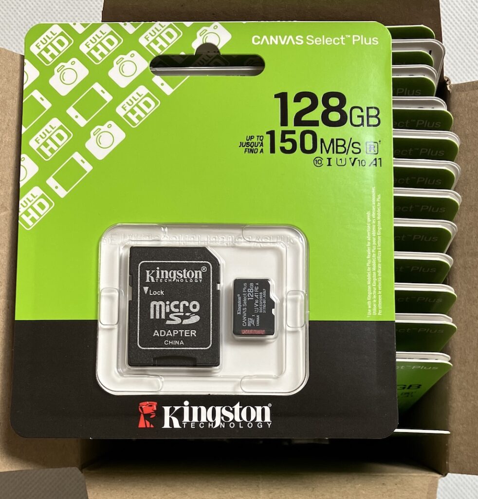 25x 128GB Kingston Canvas Select Plus MicroSD Memory Card - SDCS3 128GB - Wholesale